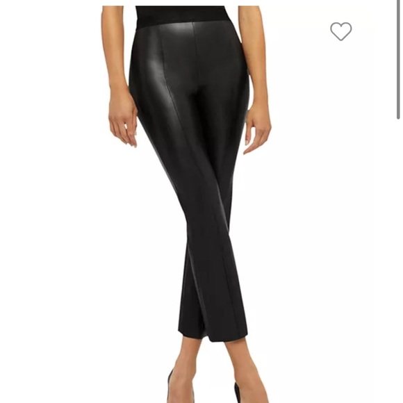 Wolford Jenna slightly cropped leather trousers size 38 - Picture 3 of 15